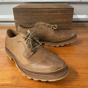 Sorel Men Brown Leather Brogue Wingtip Oxford Derby Size 12